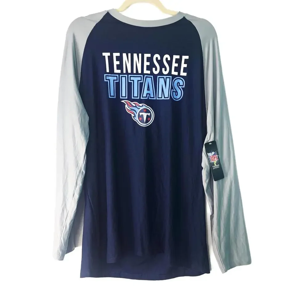 NFL Men's Tennessee Titans Team Apparel Sleepwear New w/Tags Large‎ Long Sleeve